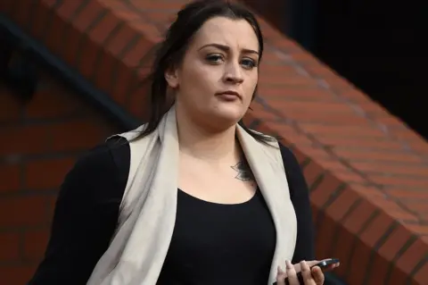 PA Emma-Jayne Magson outside Leicester Crown Court