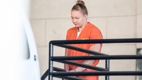 Getty Images Reality Winner in handcuffs