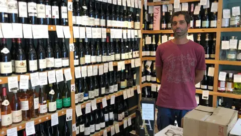 Ezequiel Gomez-Gibson, manager at Cambridge Wine Merchants