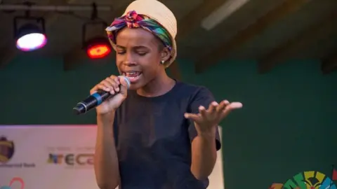 Antigua Carnival Rika Johnson performing