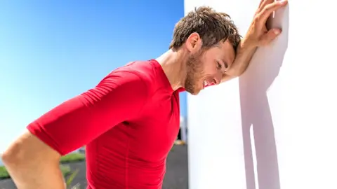 Getty Images man overheating