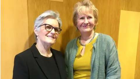 Scottish government Dame Sue Bruce and Roseanna Cunningham MSP