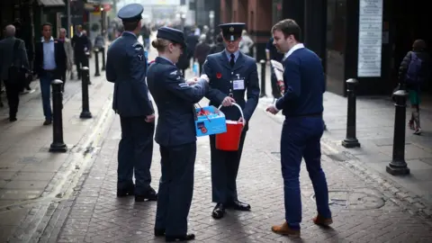 Getty Images Royal British Legion volunteers