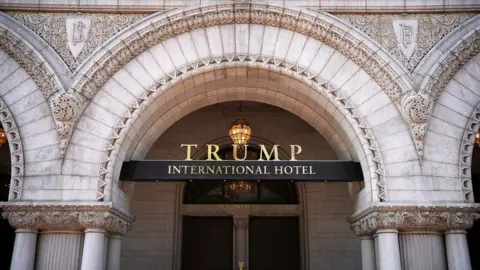 Getty Images Trump hotel exterior