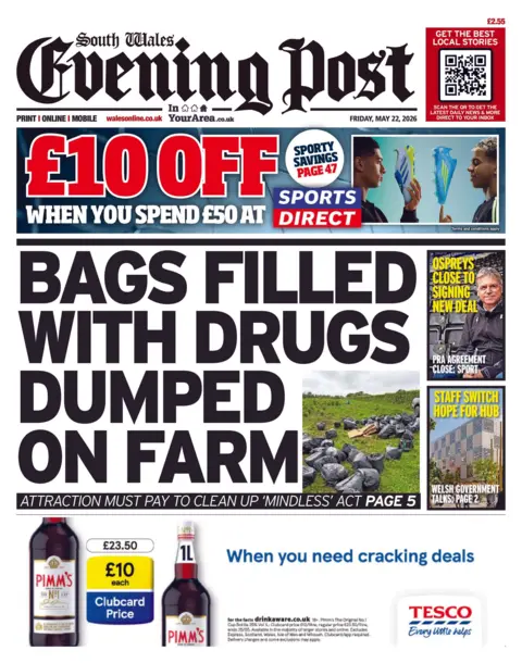 South Wales Post South Wales Post front page