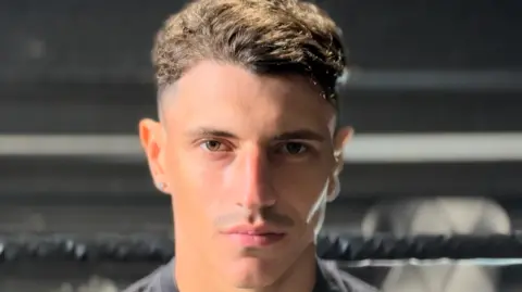 Close up of jack Williams looking straight into the camera