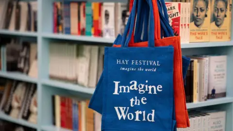 Getty Images Hay Festival tote bags from the 2018 event