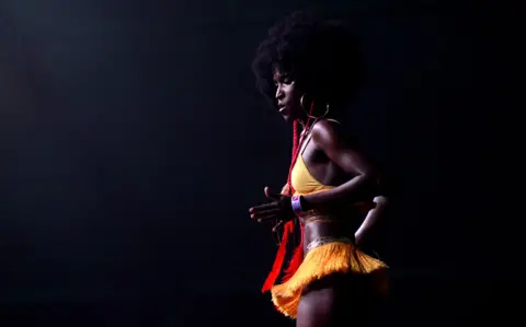 Getty Images A woman dancing