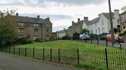 A general view of Northfield Avenue in Edinburgh taken from Northfield Road.