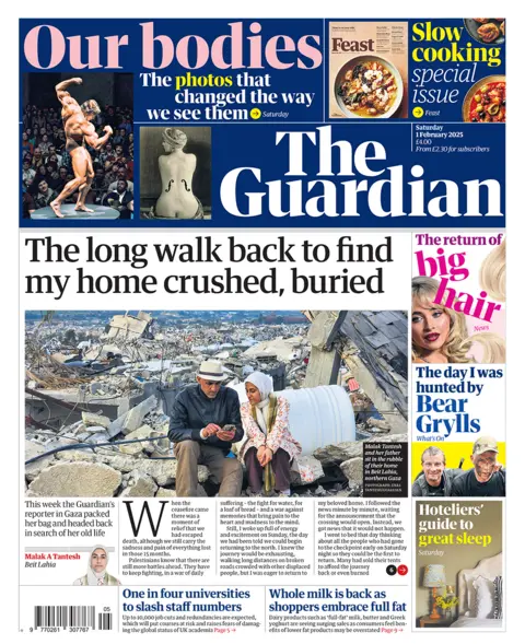 Read the title in The Guardian: "Mark travel back to crush my house, buried", 