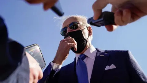 Reuters President Joe Biden speaking to reporters