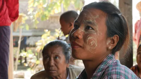 A villager in Mrauk U