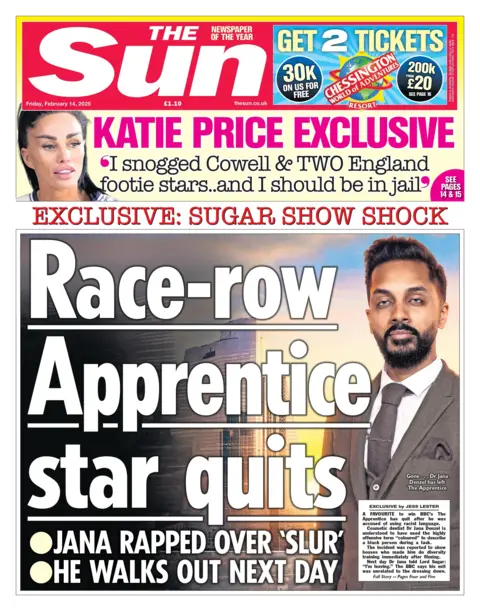 The Sun front page