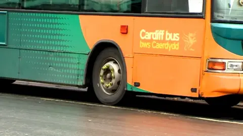 BBC Cardiff Bus vehicle