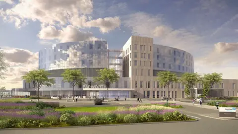 Papworth Hospital Artist's impression of new Papworth Hospital