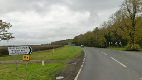 The A47 with a grey sky above