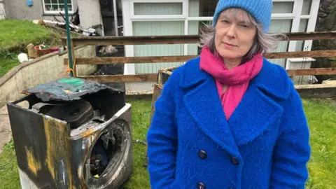 BBC Rhian Price and tumble dryer