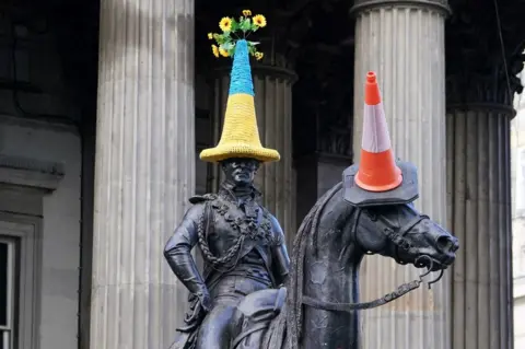 Duke of Wellington: The traffic-coned Glasgow statue that inspired Banksy