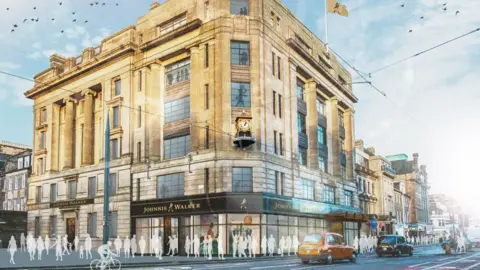 Diageo CGI of planned Johnnie Walker visitor centre in Edinburgh