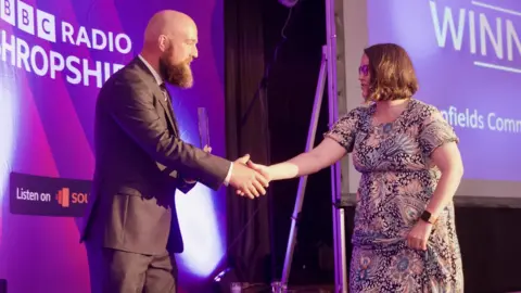 BBC Adam Green with the Greenfields Community Group