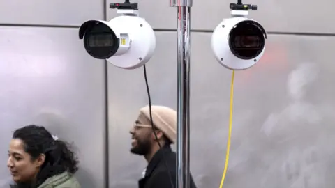 Live Facial Recognition on Oxford Street, London, in February 2026