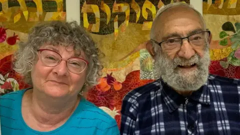 Debbie Taylor with her father Albert