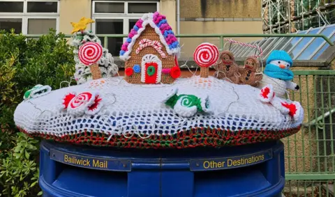 Tamara O'Brien A large gingerbread christmas topper