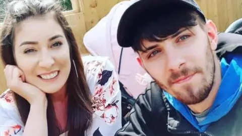 Naomi Lewis A smiling Naomi Lewis with her brother Justin who died at Parc Prison in March