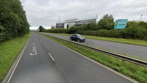 A Google Maps image of Corinium Avenue in Gloucester