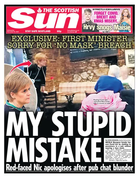 The Scottish Sun Front page