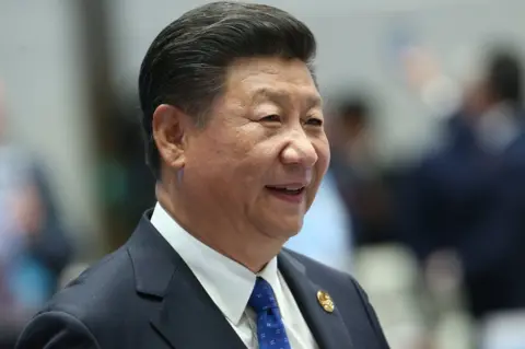 AFP/Getty Images Chinese President Xi Jinping attends the Dialogue of Emerging Market and Developing Countries on the sidelines of the 2017 BRICS Summit in Xiamen, southeastern China's Fujian Province on 5 September 2017