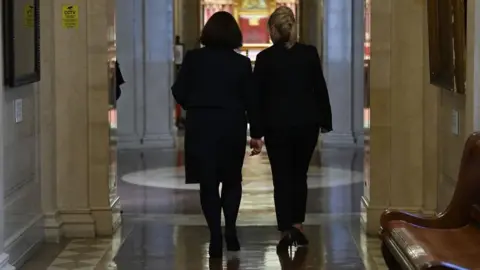 Getty Images Sinn Féin President Mary Lou McDonald and vice-president Michelle O'Neill,