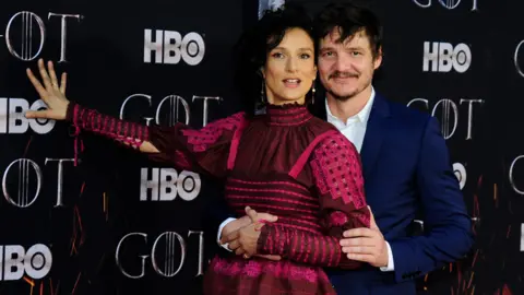 Getty Images Indira Varma and Pedro Pascal attend "Game Of Thrones" New York Premiere at Radio City Music Hall, NYC on April 3, 2019 in New York City