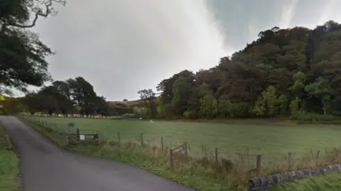 A general view of Dunollie Woods in Oban