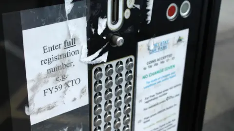 a parking ticket machine