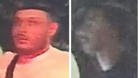 South Yorkshire Police Two CCTV images of people