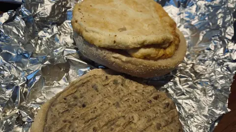 Lauren Hopkins Quarantine hotel burger