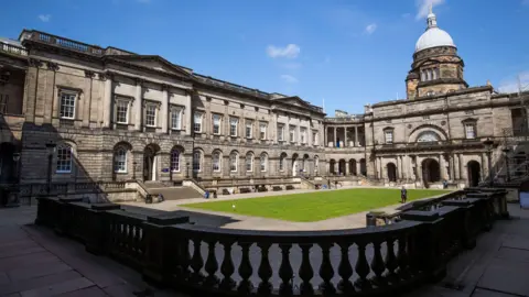 A general view of Old College at the University of Edinburgh