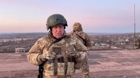 Reuters Yevgeny Prigozhin in Ukraine in March