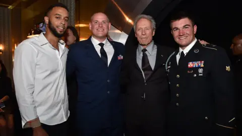 Getty Images Clint Eastwood and cast