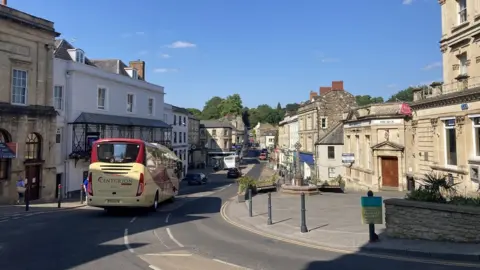 BBC A general shot of Frome town centre