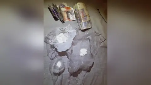 South Wales Police Cocaine and cannabis worth as much as £130k were found when a property was searched in Cardiff