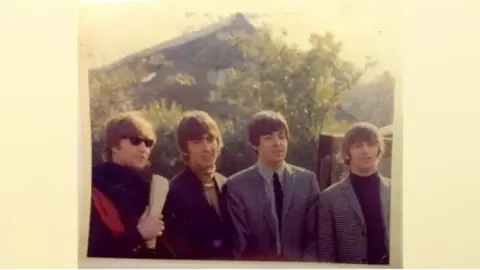 Holdsworth House The Beatles pictured outside Holdsworth House in Halifax in 1964