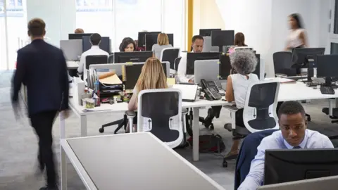 Getty Images workers in office