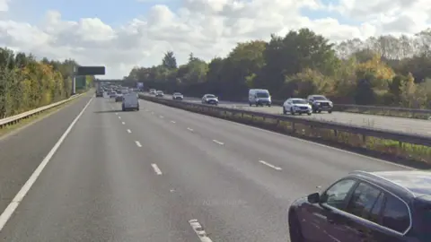 A Google Street image of a motorway.