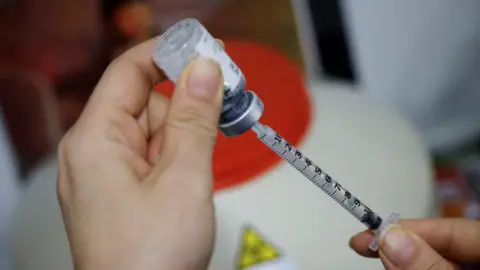 Reuters A close-up of a Botox injection being prepared