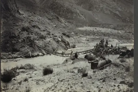 Dagh rope bridge on the Puma River [Karakoram Mountain Range]
