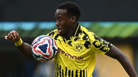 Dortmund winger Jamie Gittens
