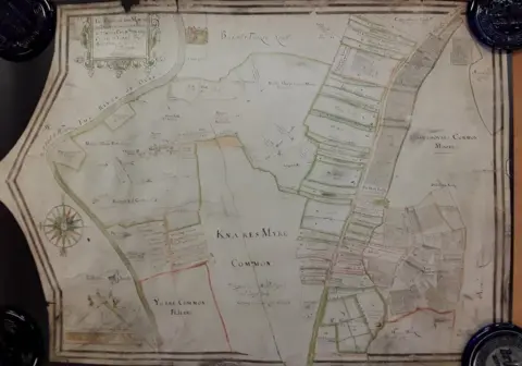 Explore York Samuel Parson's 1624 map of Dringhouses