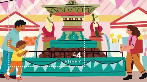 Jersey Post / Lauren Radley Miniature sheet